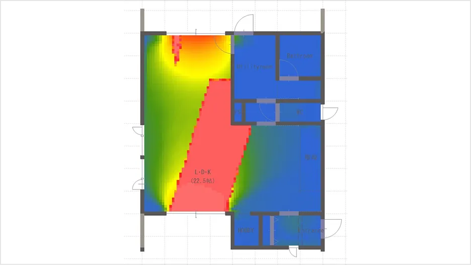 日射計算<br>※通風と日射計算は<br>気象データをもとに計算を行います